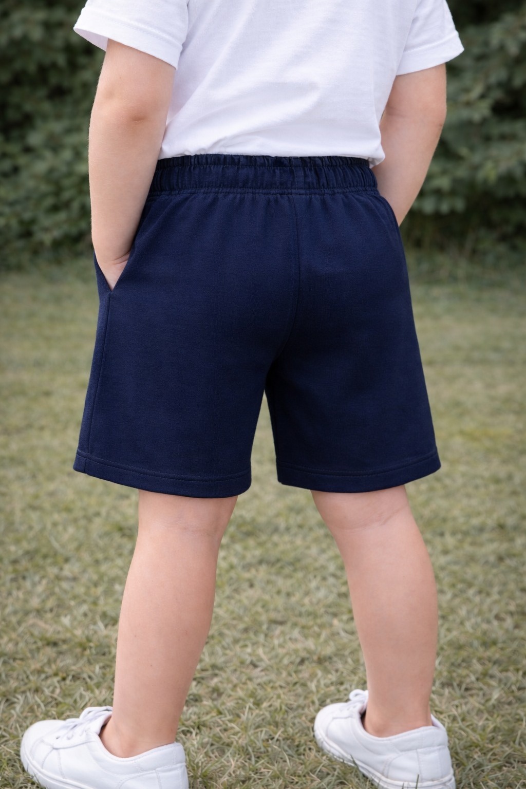 Navy Classic Comfort Shorts - View 1