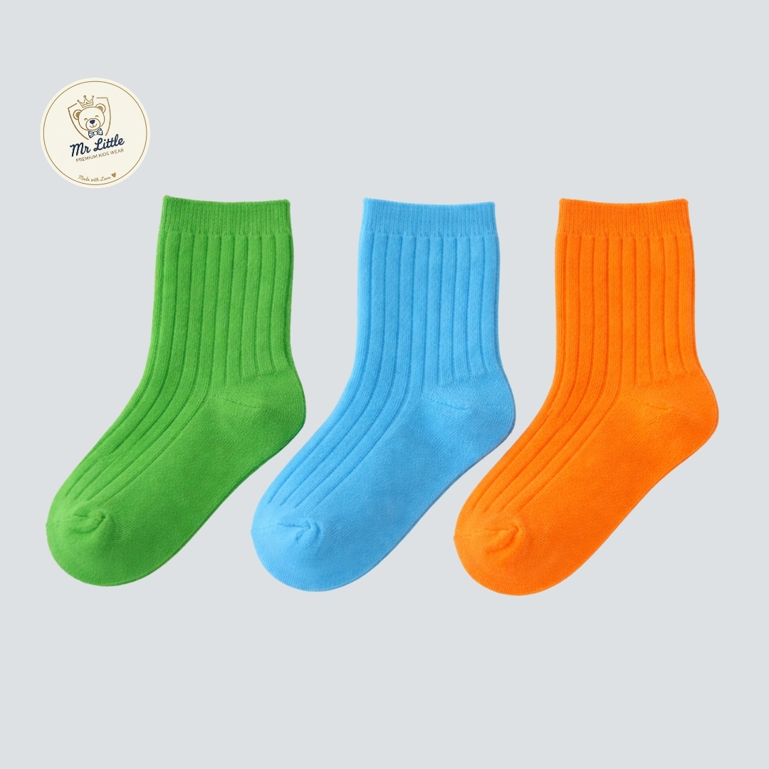 Kids Ribbed Socks - View 1