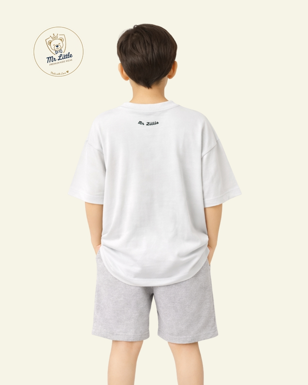 Classic Kids T-Shirt – Cream White - View 1